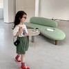 黛唯梵儿童纯棉T恤夏装卡通动漫洋气童装短袖女童百搭半袖打底衫上衣潮 商品缩略图2