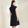 玳莎无袖衬衫裙2022新款夏季通勤工装风收腰显瘦小众设计感连衣裙 CB35001 商品缩略图2