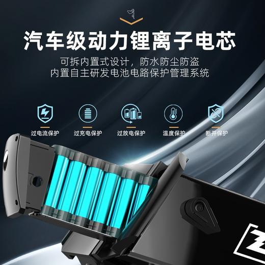 正步折叠电动车自行车20寸越野雪地车锂电池助力变速双人小电瓶车 商品图3