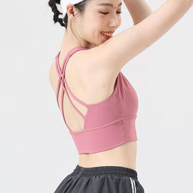 专业跑步运动背心薄款聚拢文胸裹胸瑜伽打底衫外穿内衣女夏季健身