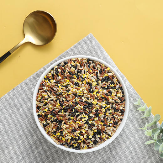 健康粗粮[燕之坊]九色糙米杂粮红米黑米燕麦仁荞麦玉米糁糙米饭混合粗粮饱腹 商品图5