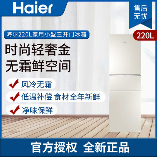 海尔冰箱BCD-220WMGL 商品图0