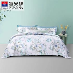 富安娜天丝印花套件 床单四件套/繁花令