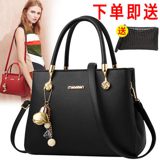 抖音同款母亲节女士时尚妈妈包包女2022新款潮韩版女包中年斜挎手提包百搭 商品图6