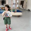 黛唯梵儿童纯棉T恤夏装卡通动漫洋气童装短袖女童百搭半袖打底衫上衣潮 商品缩略图1