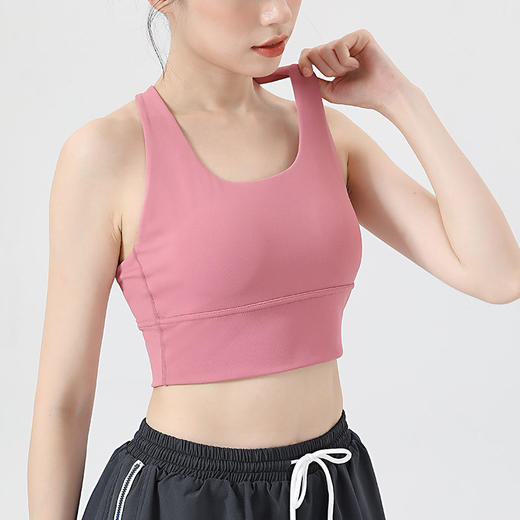 专业跑步运动背心薄款聚拢文胸裹胸瑜伽打底衫外穿内衣女夏季健身 商品图4