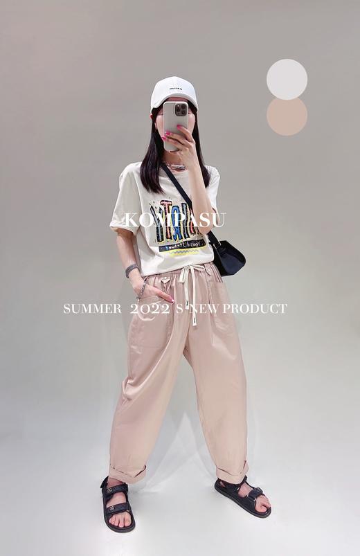 卡帕苏慵懒风宽松T恤 K221053	 商品图3