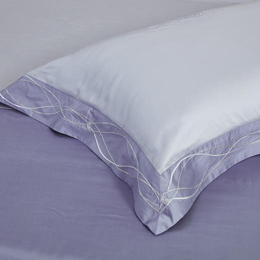 富安娜天丝素绣套件 床单四件套\萝拉 商品图5