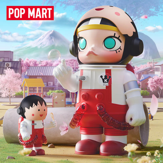 POPMART MEGA珍藏系列 1000% SPACE MOLLY 樱桃小丸子 商品图2