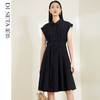 玳莎无袖衬衫裙2022新款夏季通勤工装风收腰显瘦小众设计感连衣裙 CB35001 商品缩略图0