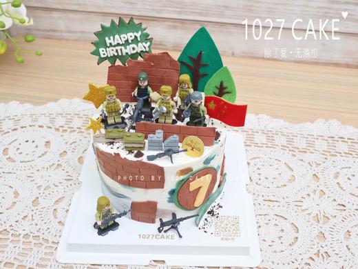 1027CAKE | 乐高 男孩蛋糕 当兵 祖国 商品图2