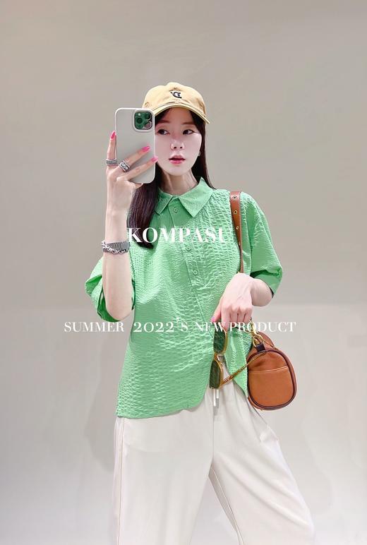 卡帕苏泡泡纱衬衫 K231201 商品图0