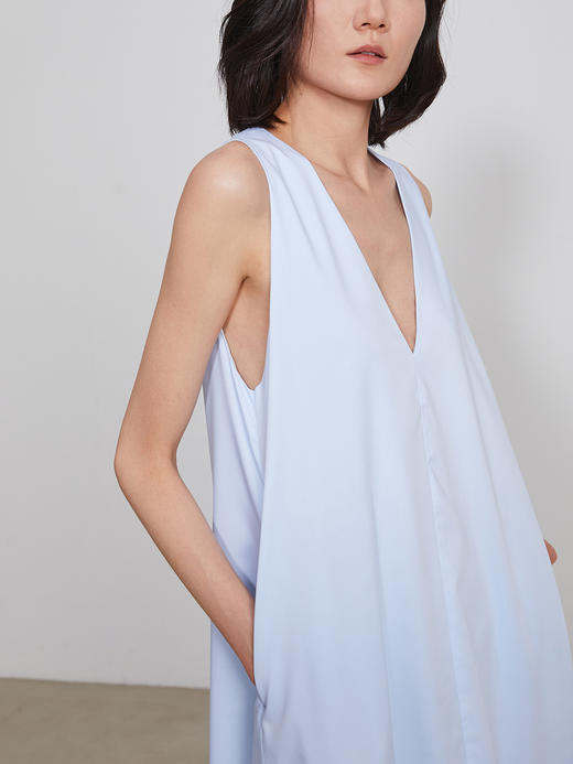 Semplicita | U01 Alexis midi dress V领无袖背心连衣裙 [ 黑 ] 商品图9