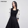 FIVE PLUS2022新款女夏装气质蝴蝶结连衣裙女高腰法式中长款裙子2WN2081370 商品缩略图3