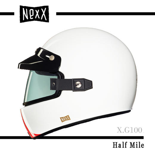 葡萄牙X NEXX X.G100 HALF MILE碳纤维复古哈雷摩托机车头盔 商品图2