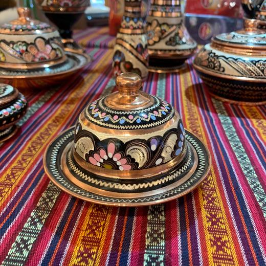 320665手工紫铜雕花珐琅彩-杯H 9/12* 商品图0