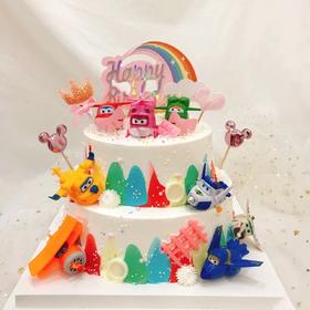 双层超级飞侠（百分百进口动物奶油）