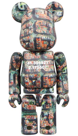 【预售】收藏系列 Be@rbrick 400%系列 航拍巴塞罗那 商品图2