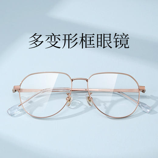 【特价秒杀款】普莱斯PT11121 合金+B钛 多边全框 商品图1