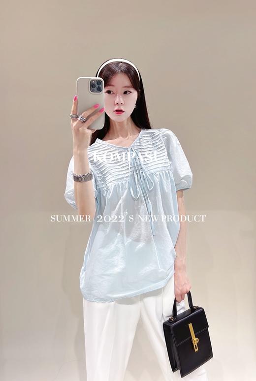 卡帕苏法式泡泡袖衬衫 K211022 商品图3