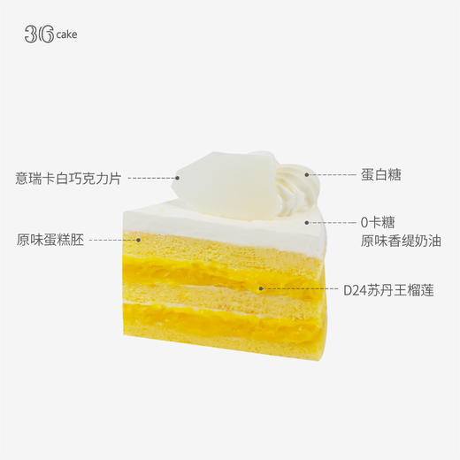 爆浆榴莲裸蛋糕，可选1.5/2.5磅 商品图2