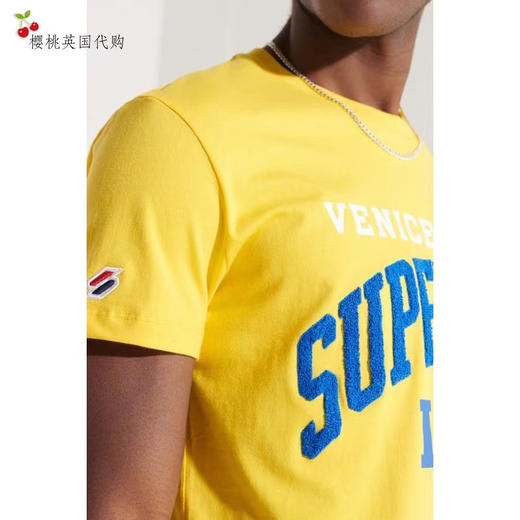 Superdry植绒Logo城市高校代表队T恤 商品图13