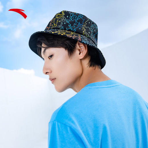 【均码】安踏饼干人丨夏季渔夫帽时尚潮流情侣款帽子遮阳运动帽192228283【库存有限，如无货将做退款，介意慎拍！】 商品图1