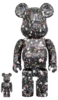 【预售】收藏系列 Be@rbrick 400%系列 黑色碎花 商品缩略图1