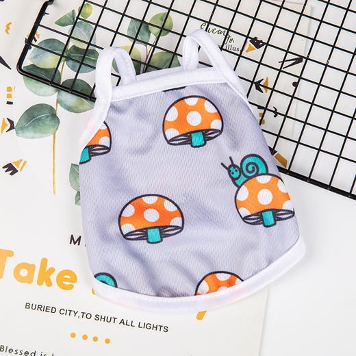 【轻薄透气 让宠宝享受裸感】宠物衣服 猫咪比熊法斗博美小型犬新款背心吊带狗狗衣服 夏季薄款 商品图13