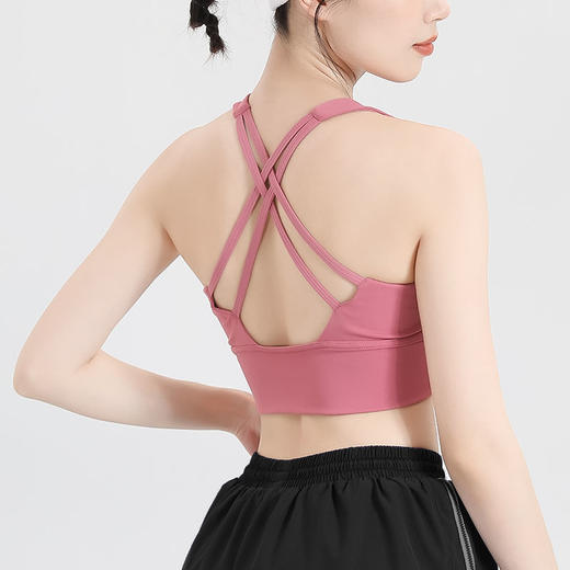 专业跑步运动背心薄款聚拢文胸裹胸瑜伽打底衫外穿内衣女夏季健身 商品图1