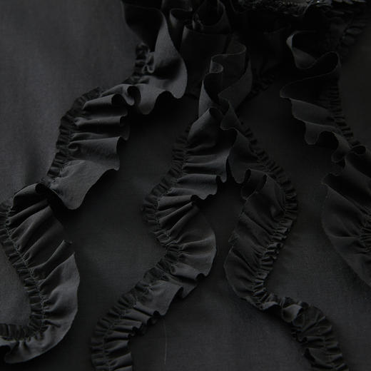 谜底白色T恤女短袖2022夏季立体爱心钉珠修身圆领上衣222MT0528 商品图3