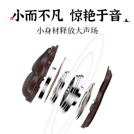 葫芦TF插卡播放器便携老人唱戏机民俗小型音响禅乐播放机 商品图2