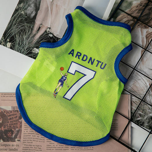 【夏季潮款宠物背心】狗狗衣服夏装 薄款大网眼狗背心 猫咪泰迪比熊博美宠物服饰 商品图9