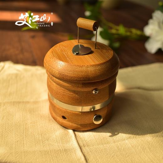 艾江山艾灸盒 家用便捷式竹制 膝盖全身通用 迷你悬灸盒 商品图3