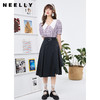 NEELLY纳俪商场同款夏季高腰半身裙女不规则设计小众A字裙简约N22044E04410 商品缩略图3