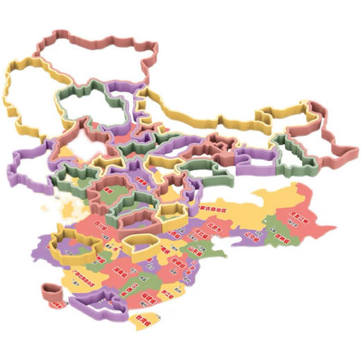 益智早教DIY彩泥拼装地图 商品图9