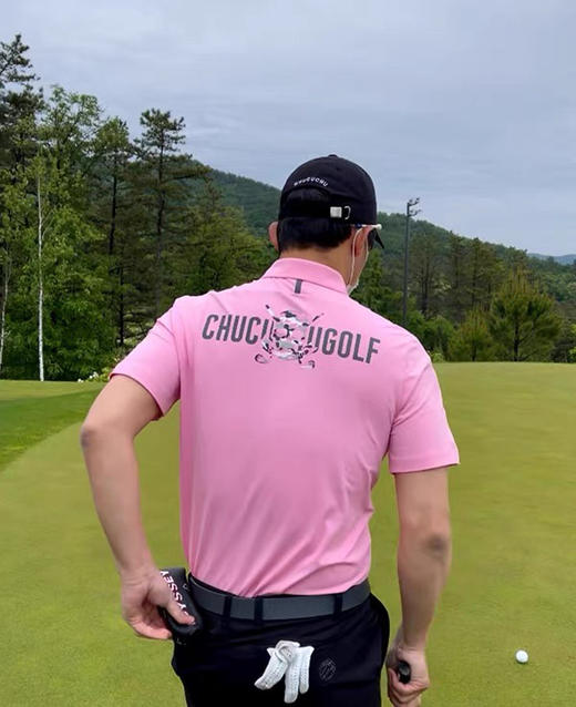 正品春夏韩国CHUCUCHU高尔夫男士短袖T恤休闲polo领男神上衣 商品图1