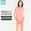 I'd爱帝女士莫代尔短袖七分裤家居套装 商品缩略图1