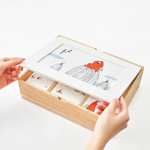 山田土X蔡志忠联名茶作 简约文创整套工夫茶具套组古树滇红礼盒装 商品图4