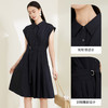 玳莎无袖衬衫裙2022新款夏季通勤工装风收腰显瘦小众设计感连衣裙 CB35001 商品缩略图1