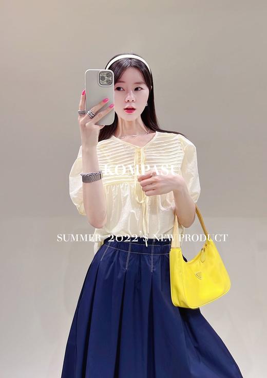 卡帕苏法式泡泡袖衬衫 K211022 商品图4