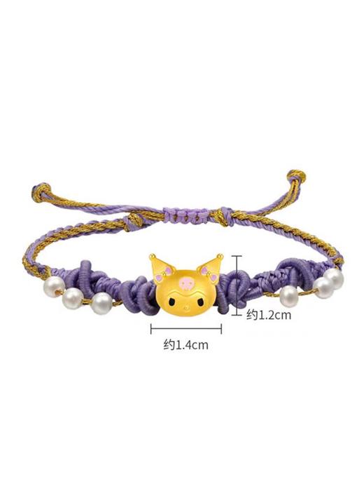 潮宏基三丽鸥-酷洛米系列足金手链 商品图2