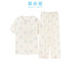 阪织屋亲肤人棉炫彩小熊印花短袖短裤开衫套装/短袖长裤开衫套装/短袖家居裙6531150170703 商品缩略图3
