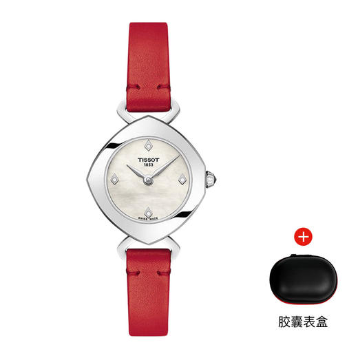 HCT1131091611600 天梭TISSOT 天梭伊婷系列皮带女士石英表T113.109.16.116.00【无电】 商品图1