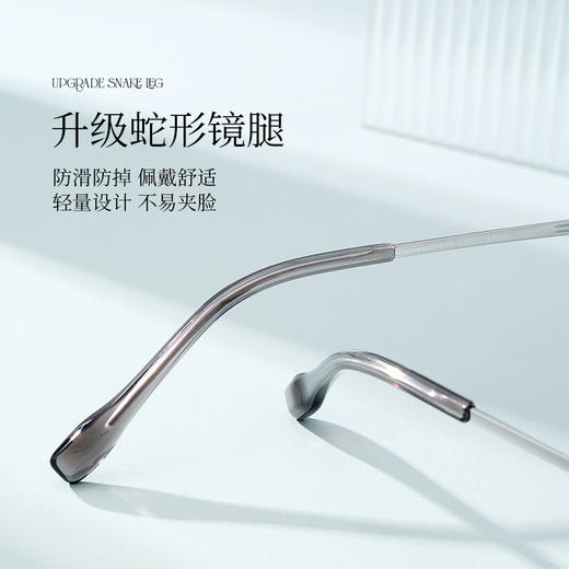 【特价秒杀款】普莱斯PT11122 合金+B钛 多边全框 商品图7