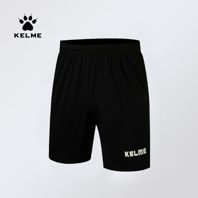 卡尔美足球运动短裤男女 跑步健身速干针织训练五分裤子