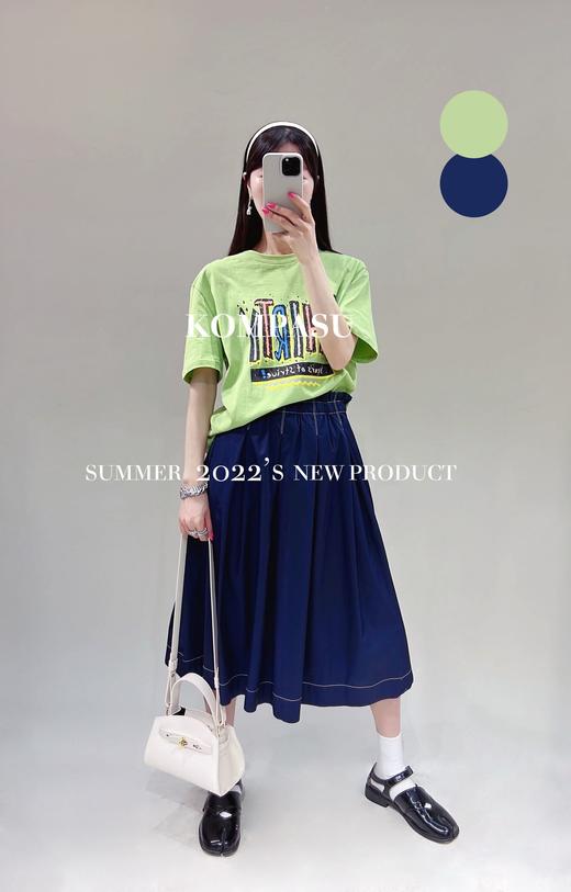 卡帕苏慵懒风宽松T恤 K221053	 商品图1