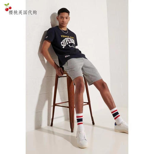 Superdry植绒Logo城市高校代表队T恤 商品图5