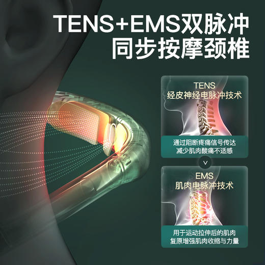 何浩明-智能颈椎按摩仪（C款绿色） 商品图2