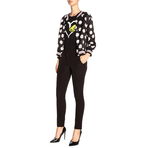 LOVE MOSCHINO 莫斯奇诺 女士短袖T恤 黑色 W4B1 94RE 2011 C74 商品图3